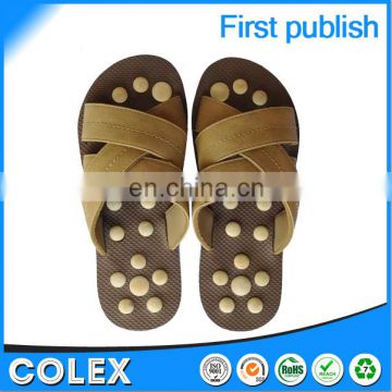 2015 Latest product high quality healthy care shoes,rubber slippers,massager shoes natural bamboo bead
