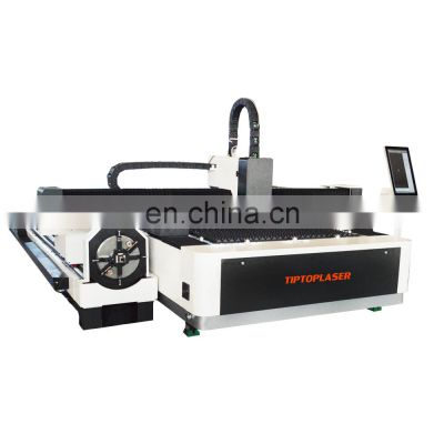 Split Plate And Tube Fiber Laser Cutting Machine with rotary axis