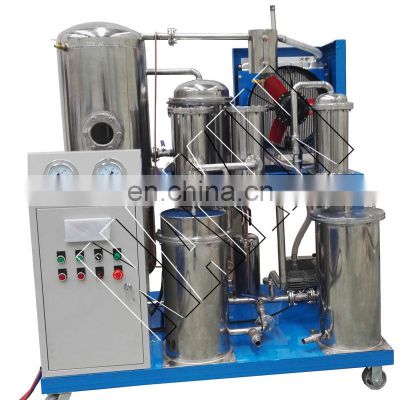 Stainless steel oil purifier Phosphate ester fire-resistant lubricant oil filtration machine oil dehydration