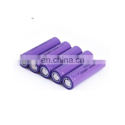 Factory price 18650 lithium ion Li-ion 1200mAh 3.7V Rechargeable Battery for Flashlights