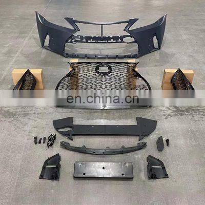 ABS PP material of front bumper assembly grille for Lexus IS 2006 2007 2008 2009 2010 2011 2012 upgrade to 2021 new Model