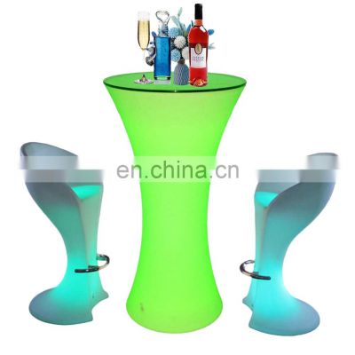 Colors change mobile lighting bar counter big led bar beautifRohs bar counter table for night club used