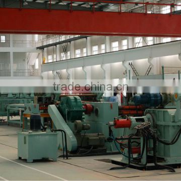 Steel plate cut to length line