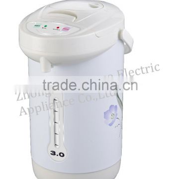 NK-A303!Electric Thermo pot,thermopot,electric airpot,kettle,samovar,Tinplate with print flower body.2.1L/2.6L/3.0L.