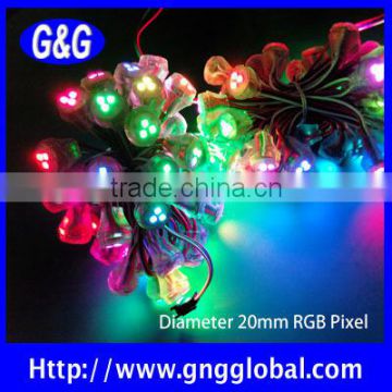 20mm SMD3535 decorative led pixel lights 3pcs rgb led module