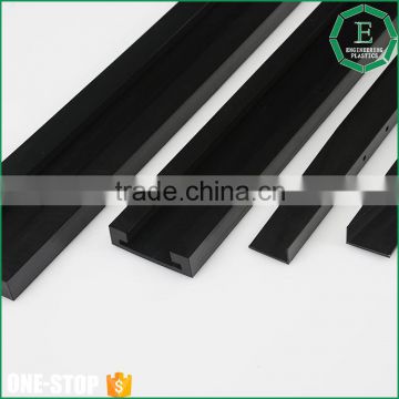 Engineering plastic supply cnc machined HMWPE PE-HMW polyethylene pe strip sheet rail