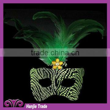 2015 New Design PVC Feather Venetian Mask For Carnival