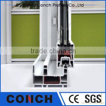 CONCH pvc extrusion profile for window