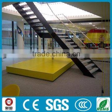 Customized U shape straight steel stairs ---YUDI