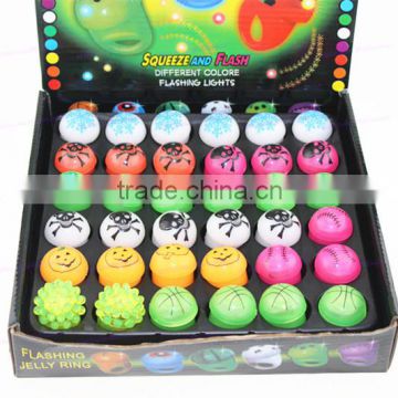 plastic toy rings rubber ring toy water ring game toy with light