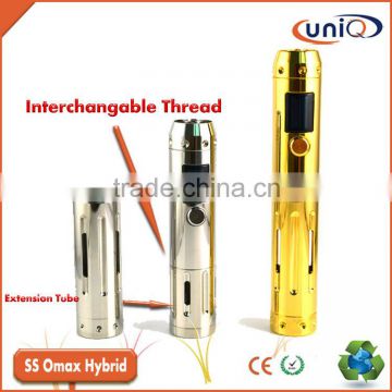 Gold Plated Omax e cig Zmax with VV VW Mod function big battery cigarette