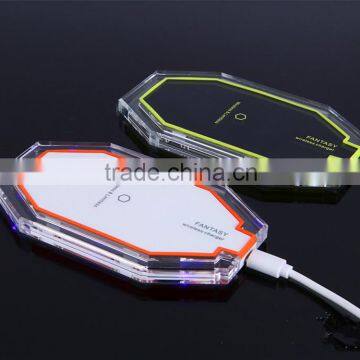 fast portable qi wireless charger for cell phone