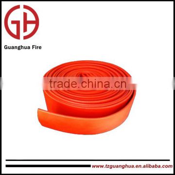 Rubber covered fire hose for garden water