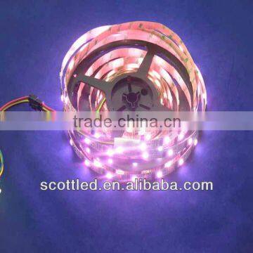 SMD5050 non-waterproof flexible led strip ws2801