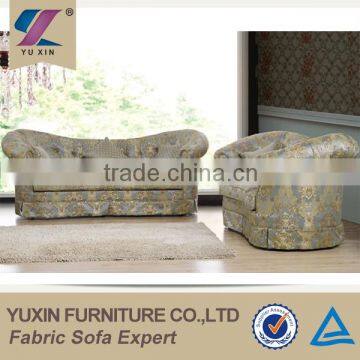luxury classical sofa for hotel/ classical fabric sofa