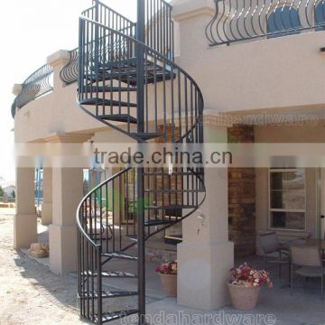 outdoot metal Spiral Stairs or hot galvanizated steel spiral staircase
