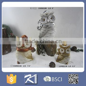 2016 New products christmas supplies garden magnesia owl statues