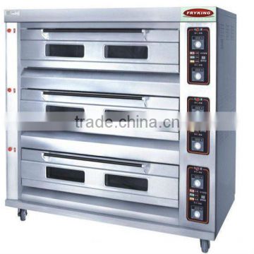 gas bread toaster/breaed bakery oven(3 layers)
