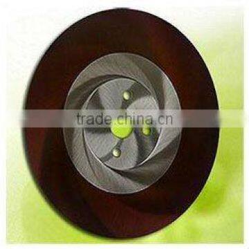 The HSS saw blade of decorative titanium