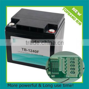 lithium battery 12v 40ah high quality lifepo4 battery for e-scooter with long lifespan