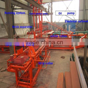 Automatic brick setting system for highly auto brick project