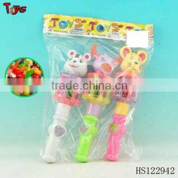 plastic rattle candy toys tube