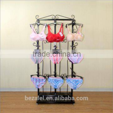 Polishing stainless steel underwear display racks display stand cloth display