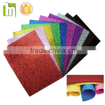 different thickness kids craft glitter eva sheet, iridescent glitter eva foam sheet