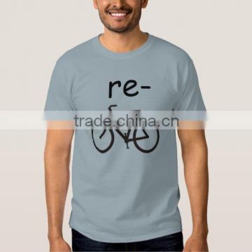 ECO friendly recycle upcycle men women T-shirts with customized logo and designs