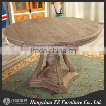 Round Oak Farmhouse Refectory Table Kitchen Dining table