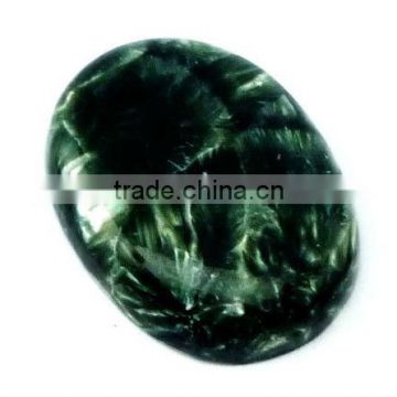 18*25mm oval natural seraphinite gemstone cabochon for jewelry