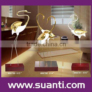 Golden Heron Home Decorations