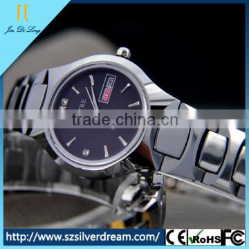 2015 new fashion simple and elegant Comfortable Tungsten steel with diamonds wholesales quartz watch