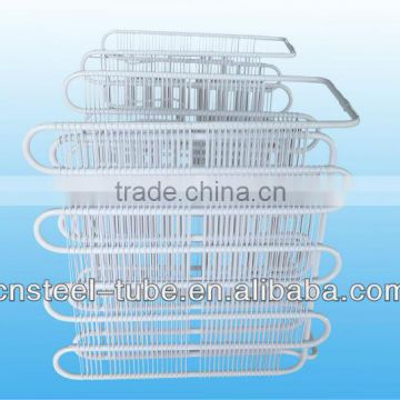 Tube bent Evaporator / Refrigeration Evaporators For Chiller And Heaters With 0.5mm, 0.6mm, 0.7mm Wall Thickness