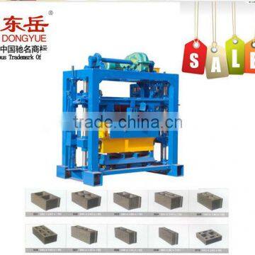 Popular QT40-2 manual small concrete hollow block making machine price