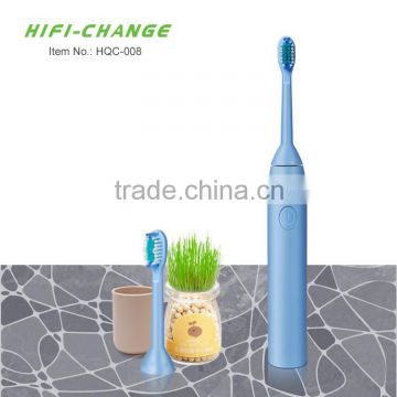 plastic handle electrical toothbrush portable electronic toothbrush HQC-008