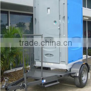 Single or double Australia portable galvanized toilet trailer