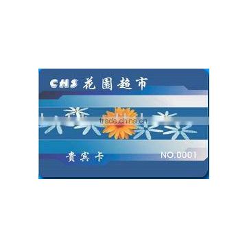 2011 hot selling plastic PVC market ID card