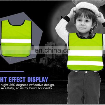 Reflective Kids safety vest for children CE EN1150 approval