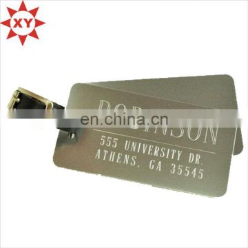 High quality making metal luggage tags for selling