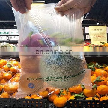 Biodegradable food packaging plastic packaging bag on roll