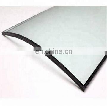 High Quality Clear Stained Curved Tempered Glass Building Glass Price
