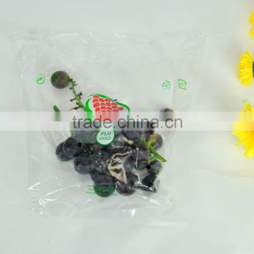 Zipper bag with vent hole for stock fresh fruit and vegetables