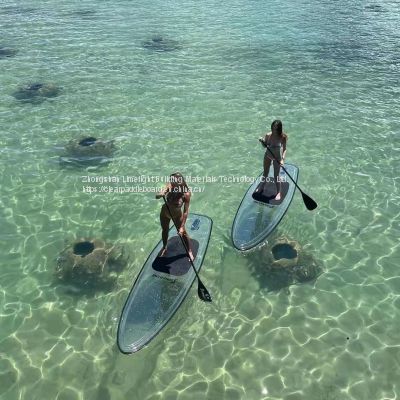 LIMELIGHT crystal clear paddle board for outdoor water sports adventure