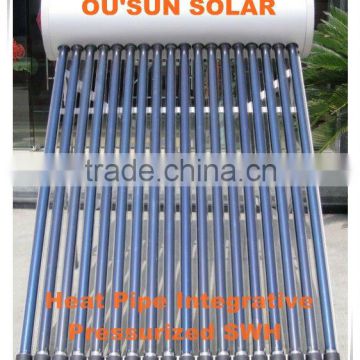 Integrative Pressurized Solar Water Heater With Heat Pipe