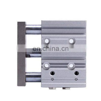 High Precision  Guide Rod Air Pressure Differential  Guide Rod  Pneumatic Dual-guide Cylinder  Suitable for 0.1-0.9MPa