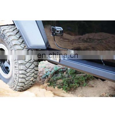Maiker offroad Side Step with light Bar Running Board for Jeep Wrangler JL 2018+ Auto Accessories