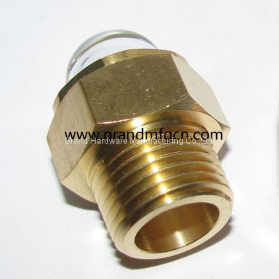 domed shaped quality peep sites cooling system brass sight glass gauge