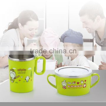 Callia High Quality Stainless Steel Children Color Bowl and Cup
