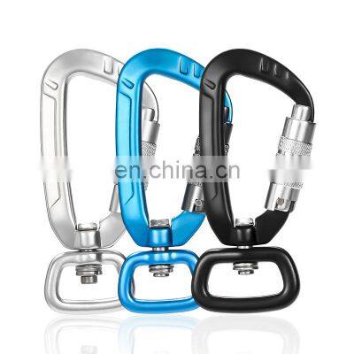 JRSGS Super Aluminum Alloy 4KN Spring Carabiner Hook for Dog Leash, Hiking Carabiner,Wholesale Camping Sling Swivel Carabiner